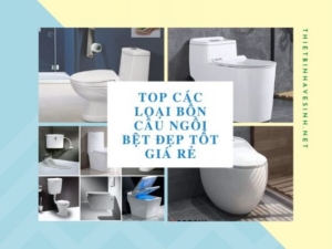 TOP Các Loại Bồn Cầu Ngồi Bệt Đẹp Tốt Giá Rẻ