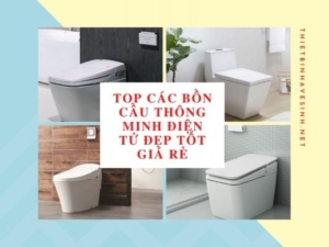 Top 9 Các Bồn Cầu Thông Minh Điện Tử Đẹp Tốt Giá Rẻ