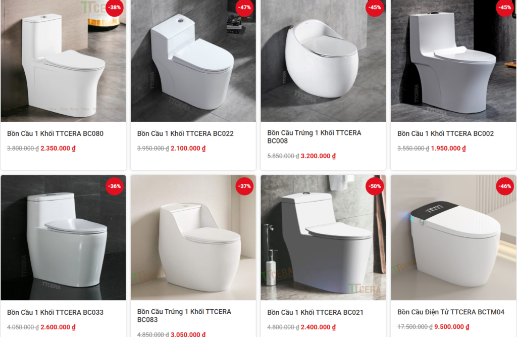 Cửa Hàng Bán Bồn Cầu Hồ Chí Minh Tốt Giá Rẻ