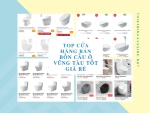 Top 7 Cửa Hàng Bán Bồn Cầu Ở Vũng Tàu Tốt Giá Rẻ