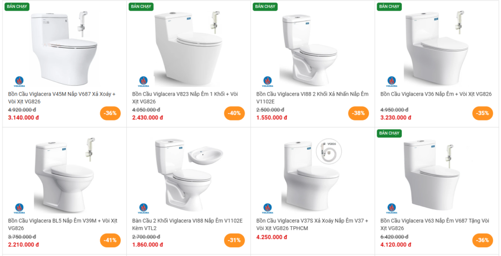 Bồn Cầu Mini Viglacera