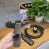 Bộ Sen Tắm Nóng Lạnh Đồng Thau Sơn Tĩnh Điện Đen Holer HLST304