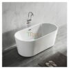 Bồn Tắm Nằm Ovan Màu Trắng TTCERA BT02