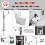 Combo Nhà Vệ Sinh hoLer Trọn Bộ 12 Món CBHL12-10700