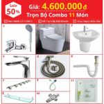 Combo Nhà Vệ Sinh 11 Món 4.6 Triệu CB11-46T