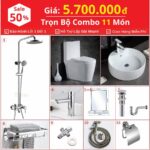 Combo Nhà Vệ Sinh Trọn Bộ 11 Món 5.7 Triệu CB11-5700