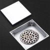 Phiễu Thoát Sàn Chống Hôi Đồng Thau Bóng TTCERA PT10