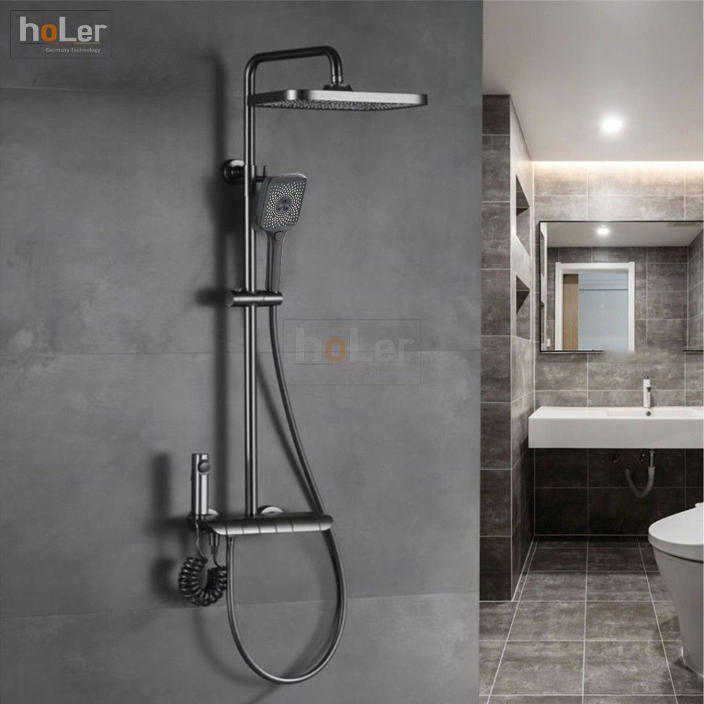 Sen Cây Phím Đàn Đồng Thau Sơn Tĩnh Điện Đen Holer HL240