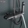 Sen Cây Tắm Đứng Đồng Thau Sơn Tĩnh Điện Xám Holer HL234