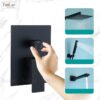 Sen Tắm Âm Tường Đồng Thau Sơn Tĩnh Điện Đen HoLer HLA202