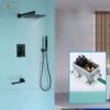 Sen Tắm Âm Tường Đồng Thau Sơn Tĩnh Điện Đen HoLer HLA202