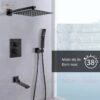 Sen Tắm Âm Tường Đồng Thau Sơn Tĩnh Điện Đen HoLer HLA202