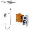 Sen Tắm Âm Tường Đồng Thau Mạ Crome HoLer HLA200