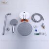 Sen Tắm Âm Tường Đồng Thau Mạ Crome HoLer HLA201