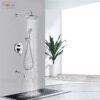 Sen Tắm Âm Tường Đồng Thau Mạ Crome HoLer HLA201