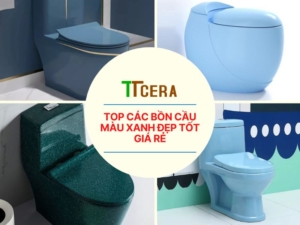 Top Các Bồn Cầu Màu Xanh Đẹp Tốt Giá Rẻ