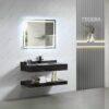 Tủ Lavabo Bàn Đá Đen 2 Tầng Chống Trầy TLVBD-03