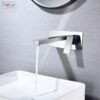Vòi Lavabo Âm Tường Đồng Thau Mạ Crome HoLer HL-LBA601