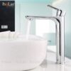 Vòi Lavabo Lạnh Cao 30cm Đồng Thau mạ Crome Holer HL-LB646