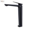 Vòi Lavabo Lạnh Đồng Sơn Tĩnh Điện Đen Cao 30cm Holer HL-LB636