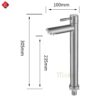 Vòi Lavabo lạnh inox 304 TTCERA LB613