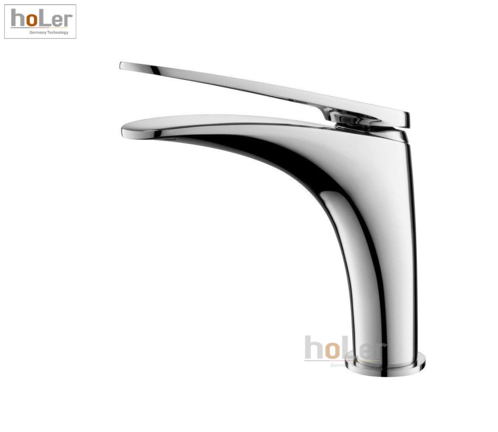 Vòi Lavabo Nóng Lạnh Đồng mạ Crome Holer HL-LB619