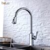 Vòi Rửa Chén Rút Dây Đồng Thau Mạ Crome Holer CHL900