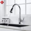 Vòi Rửa Chén Rút Dây Nóng Lạnh Inox 304 Bóng TTCERA CNL431