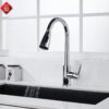 Vòi Rửa Chén Rút Dây Nóng Lạnh Inox 304 Bóng TTCERA CNL431