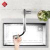 Chậu Rửa Chén 1 Hộc Inox 304 Holer HLCR709-7846