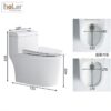 Bồn Cầu 1 Khối Holer HLBC211