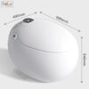 Bồn Cầu Trứng Điện Tử Holer HLBCTM-215