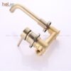 Vòi Lavabo Âm Tường Đồng Sơn Tĩnh Điện Cổ HoLer HL-LBA604