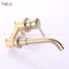 Vòi Lavabo Âm Tường Đồng Sơn Tĩnh Điện Cổ HoLer HL-LBA604