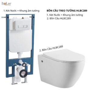 Bồn Cầu Treo Tường HoLer HL289