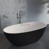Bồn Tắm Nằm Ovan Màu Đen TTCERA BT04