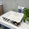 Chậu Lavabo Đặt Bàn Vuông Sọc Hoa Văn TTCERA LB139