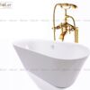 Sen Cây Mạ Vàng Đặt Sàn Bồn Tắm Nằm HoLer HL265