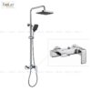 Sen Cây Tắm Đứng Đồng Thau Crom Holer HL267