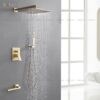 Sen Tắm Âm Tường Đồng Thau Mạ Vàng HoLer HLA207