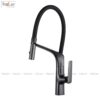 Vòi Rửa Chén Đồng Sơn Tĩnh Điện Màu Xám Holer CHL939