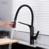 Vòi Rửa Chén Đồng Sơn Tĩnh Điện Màu Xám Holer CHL939