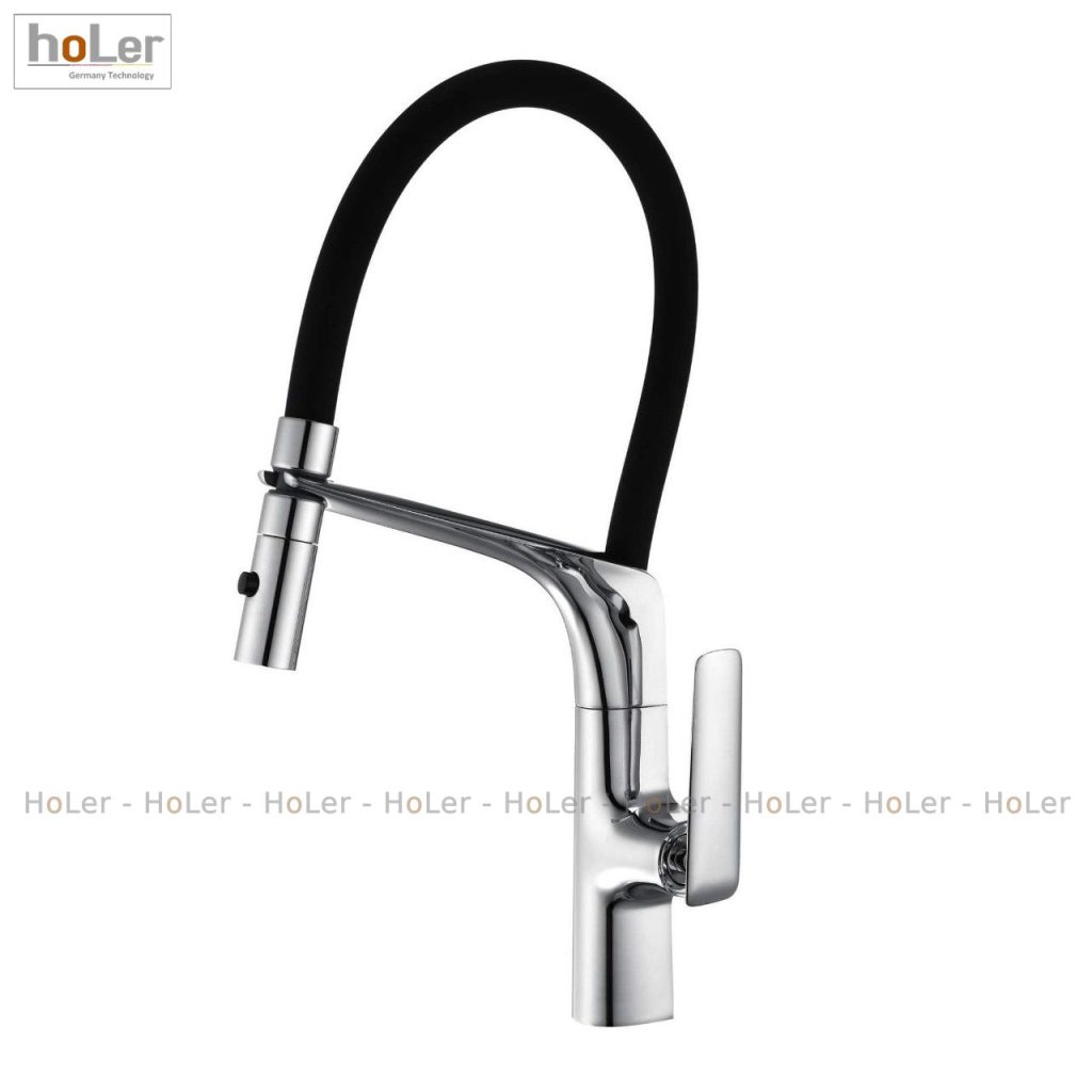 Vòi Rửa Chén Đồng Thau Mạ Crome Holer CHL938