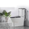 Bồn Cầu 1 Khối Viền Đen TTCERA BC031