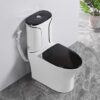 Bồn Cầu 1 Khối Viền Đen TTCERA BC031