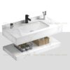 Tủ Lavabo Bàn Đá Bóng Trắng 2 Tầng Chống Trầy TLVBD-21