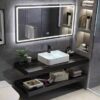 Tủ Lavabo Bàn Đá Đen 2 Tầng Chống Trầy TLVBD-26
