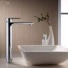 Vòi Lavabo Nóng Lạnh Đồng mạ Crome Cao 30cm Holer HL-LB613