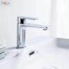 Vòi Lavabo Nóng Lạnh Đồng mạ Crome Holer HL-LB612
