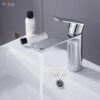 Vòi Lavabo Nóng Lạnh Đồng mạ Crome Holer HL-LB612